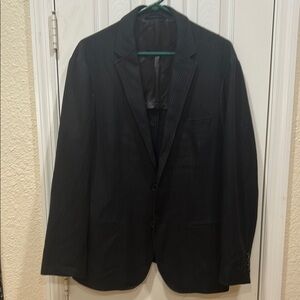 Armani Exchange Pinstripe Black Blazer